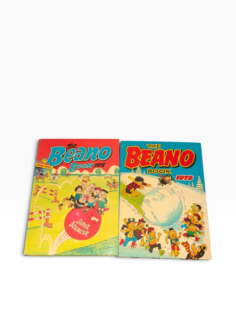Vintage The Beano Books Annuals Lot Annuals Lot of 2- 1978 1979 Hardback